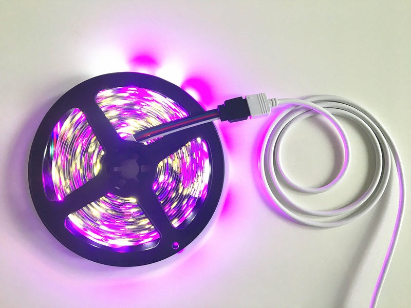 HUALAND 5M 16.4ft 5 Color RGBW Extension Cable LED Strip Connector Extension Cable Cord Wire 5 Pin LED Connector for SMD 5050 3528 2835 RGBW LED Light Strip - Image 4